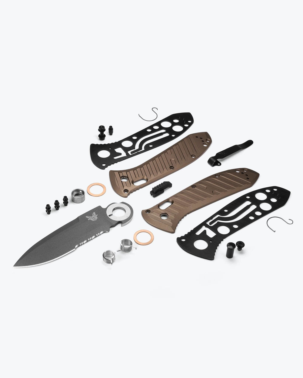 Eighth product image showing an exploded view of the knife