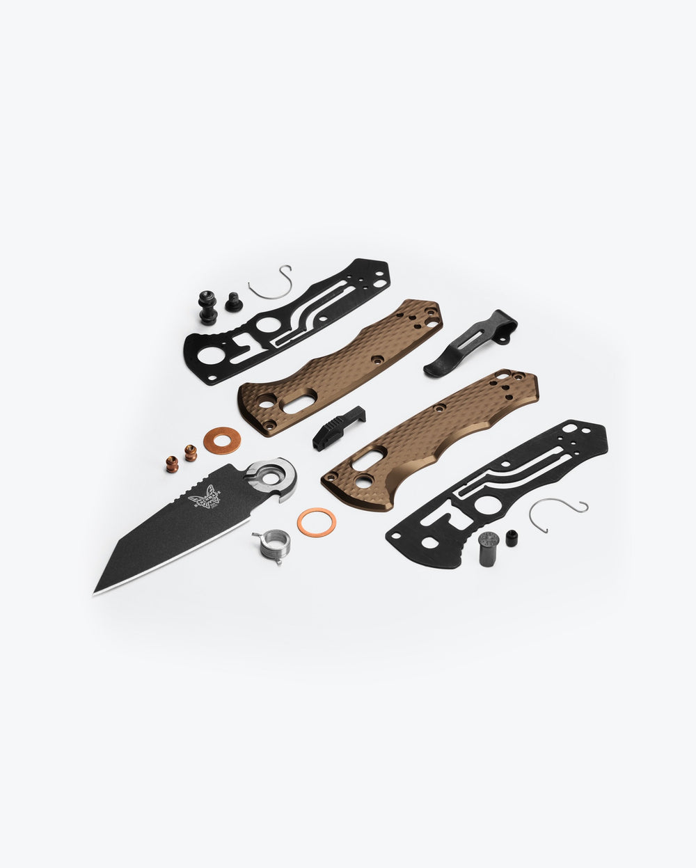 Eighth product image showing an exploded view of the knife