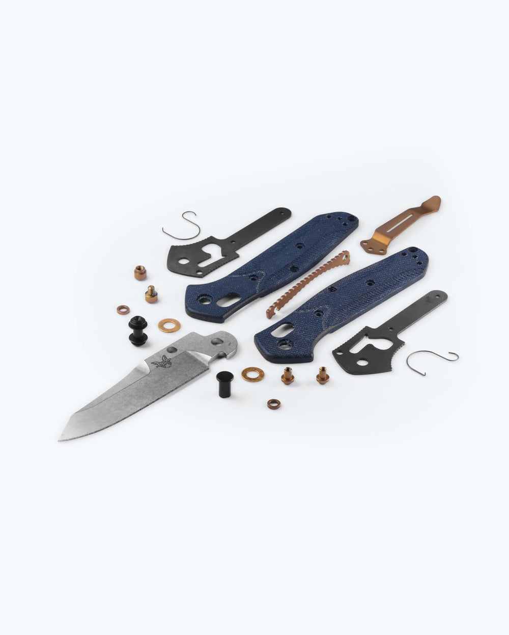 Eighth product image showing an exploded view of the knife