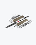 Eighth product image showing an exploded view of the knife