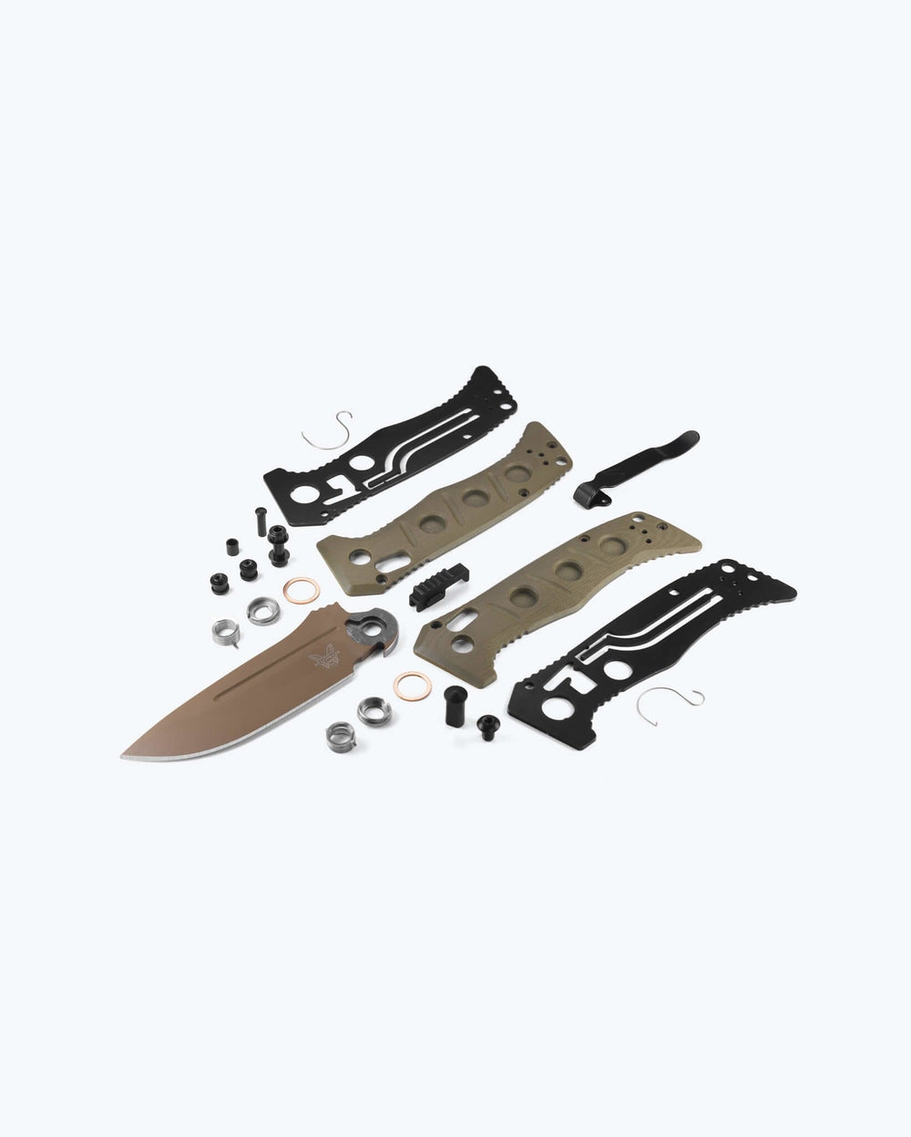 Eighth product image showing an exploded view of the knife