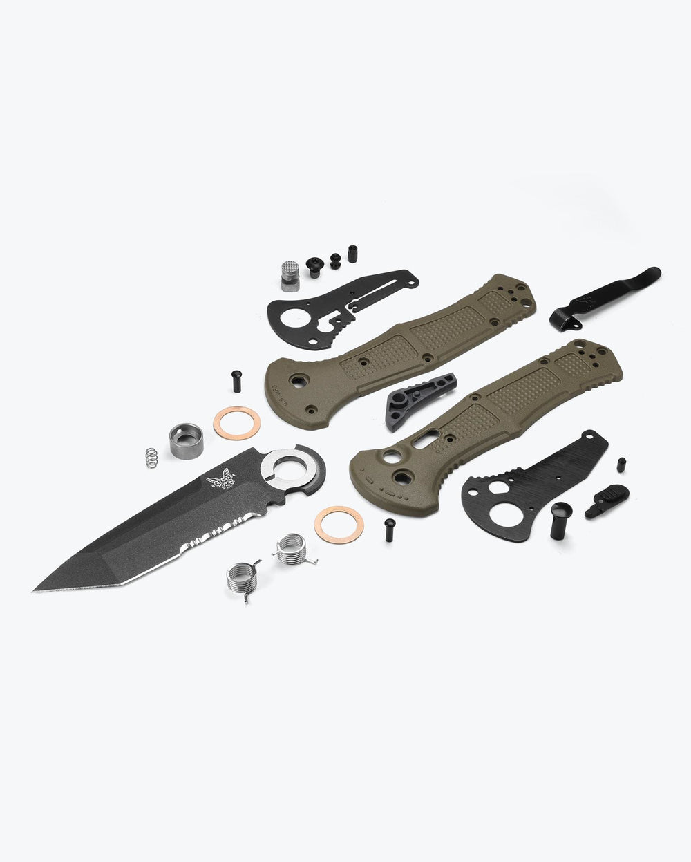 Eighth product image showing an exploded view of the knife