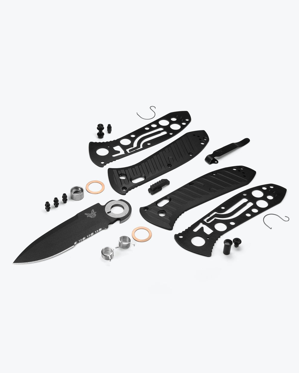 Eighth product image showing an exploded view of the knife