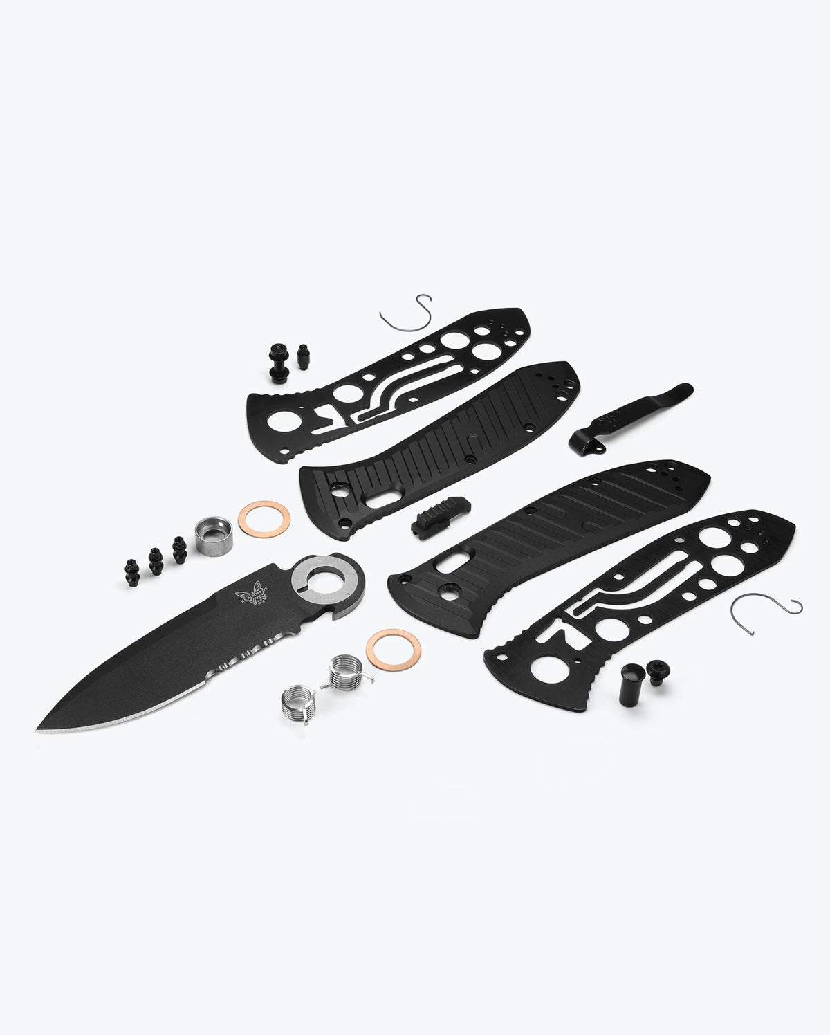 Eighth product image showing an exploded view of the knife