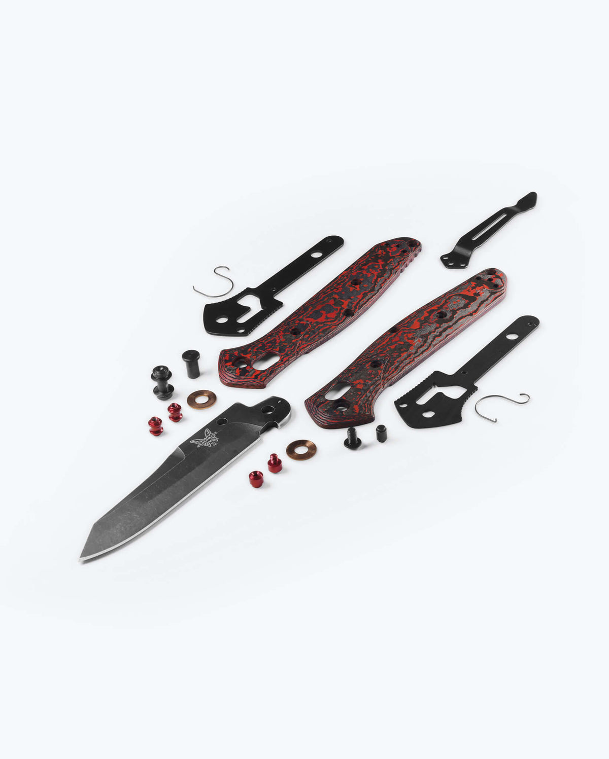 Eighth product image showing an exploded view of the knife