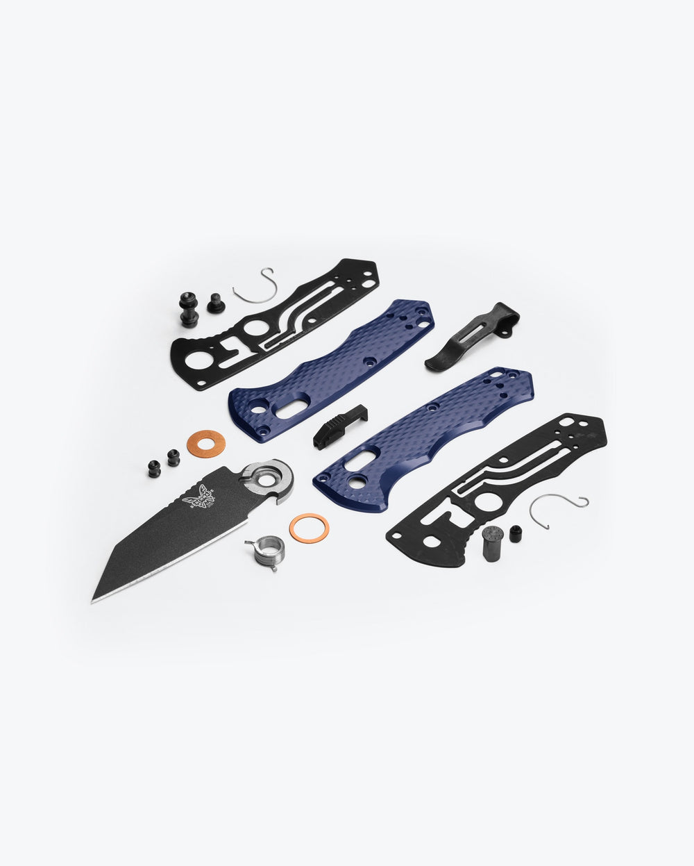Eighth product image showing an exploded view of the knife