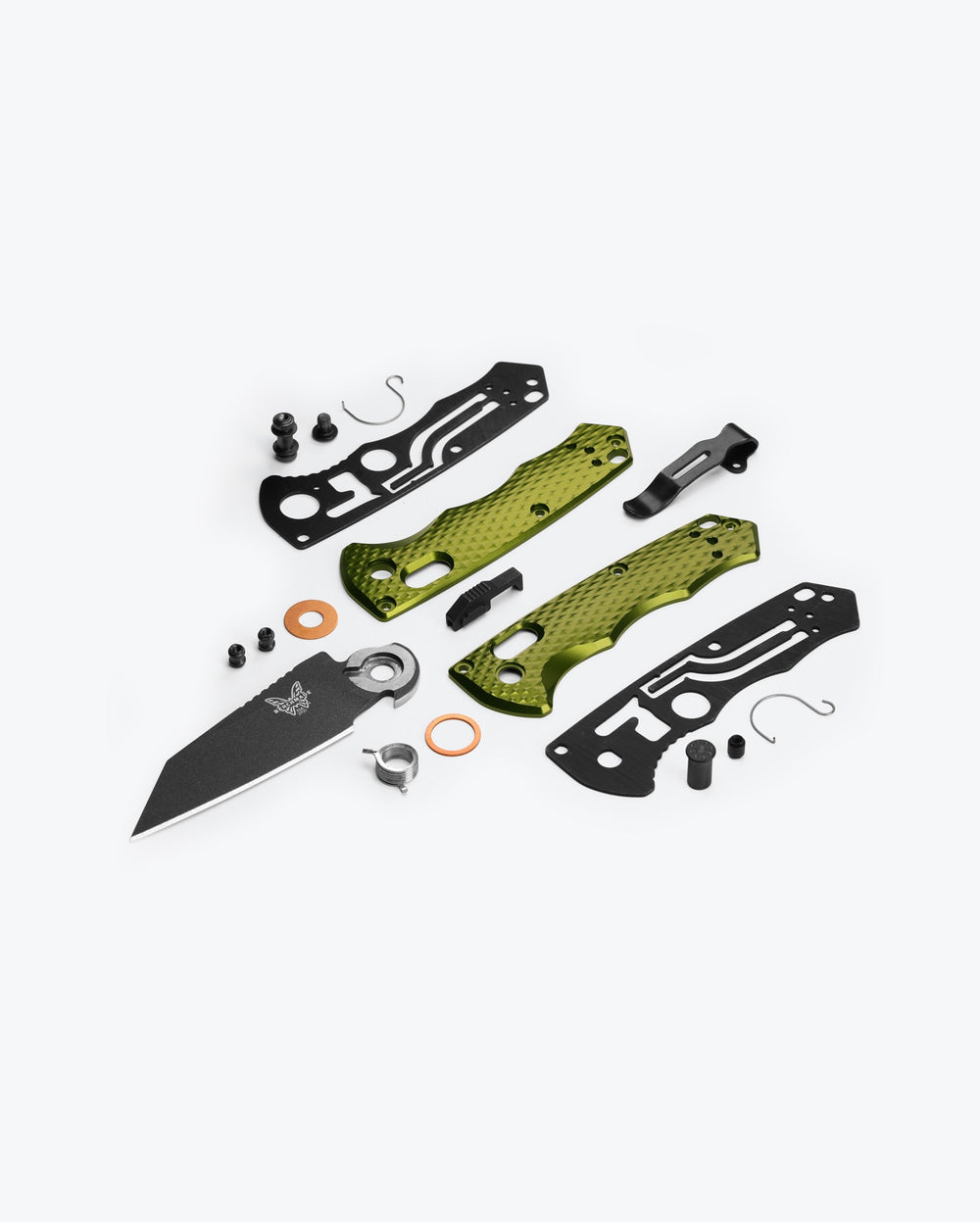 Eighth product image showing an exploded view of the knife
