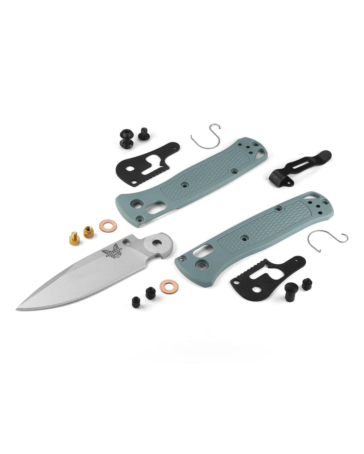 Eighth product image showing an exploded view of the knife