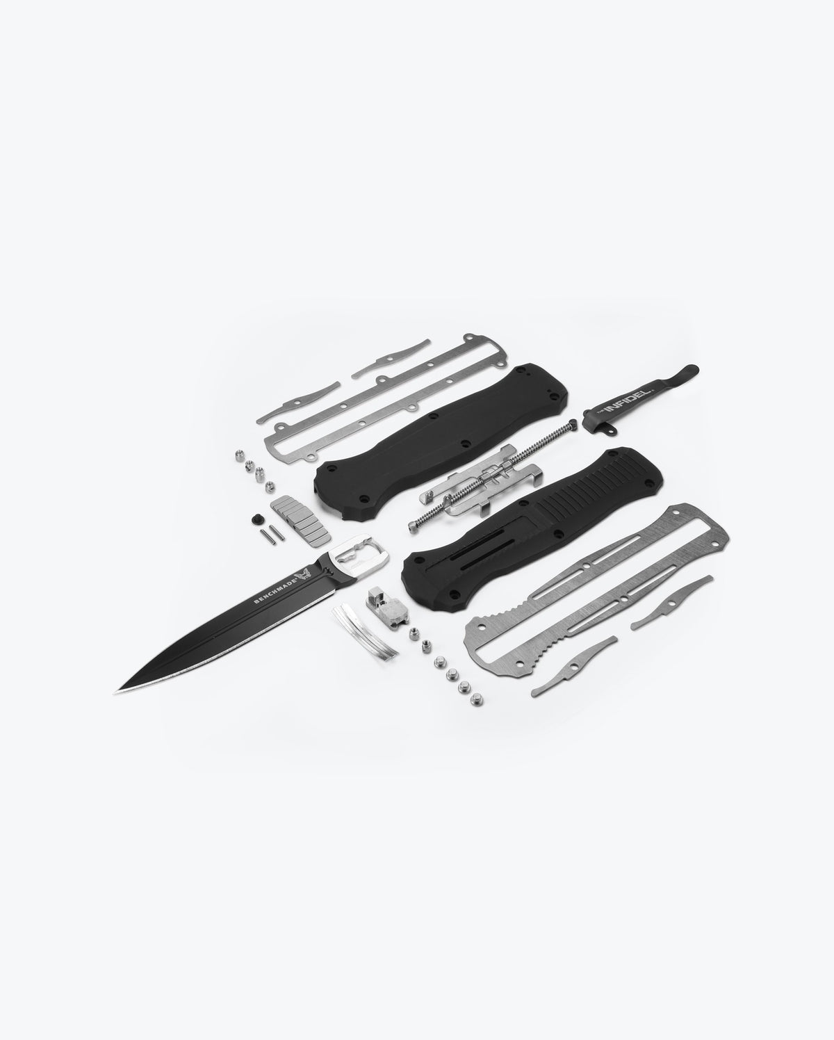 Eighth product image showing an exploded view of the knife