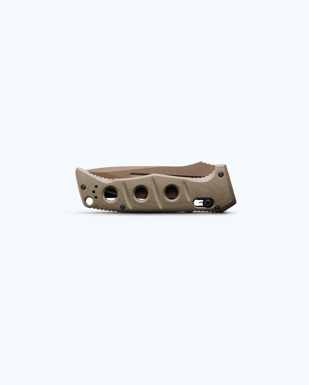 Fifth product image showing the Afront of knife closed