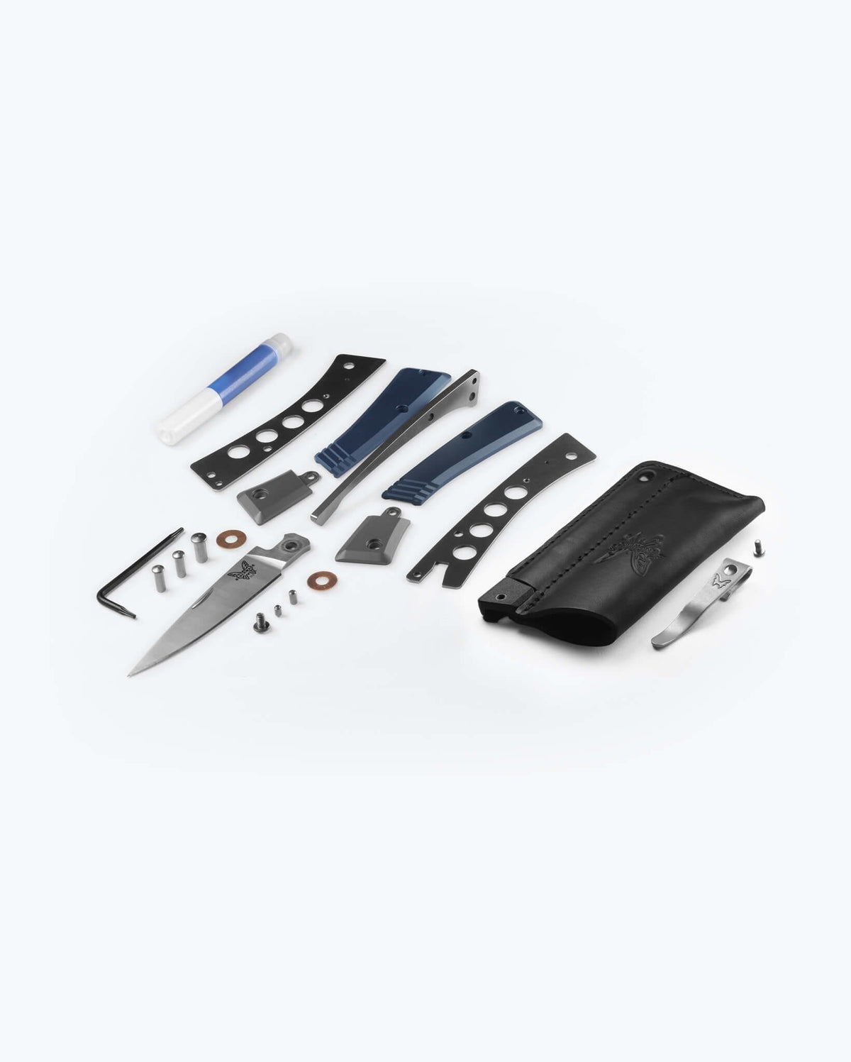 Eighth product image showing an exploded view of the knife