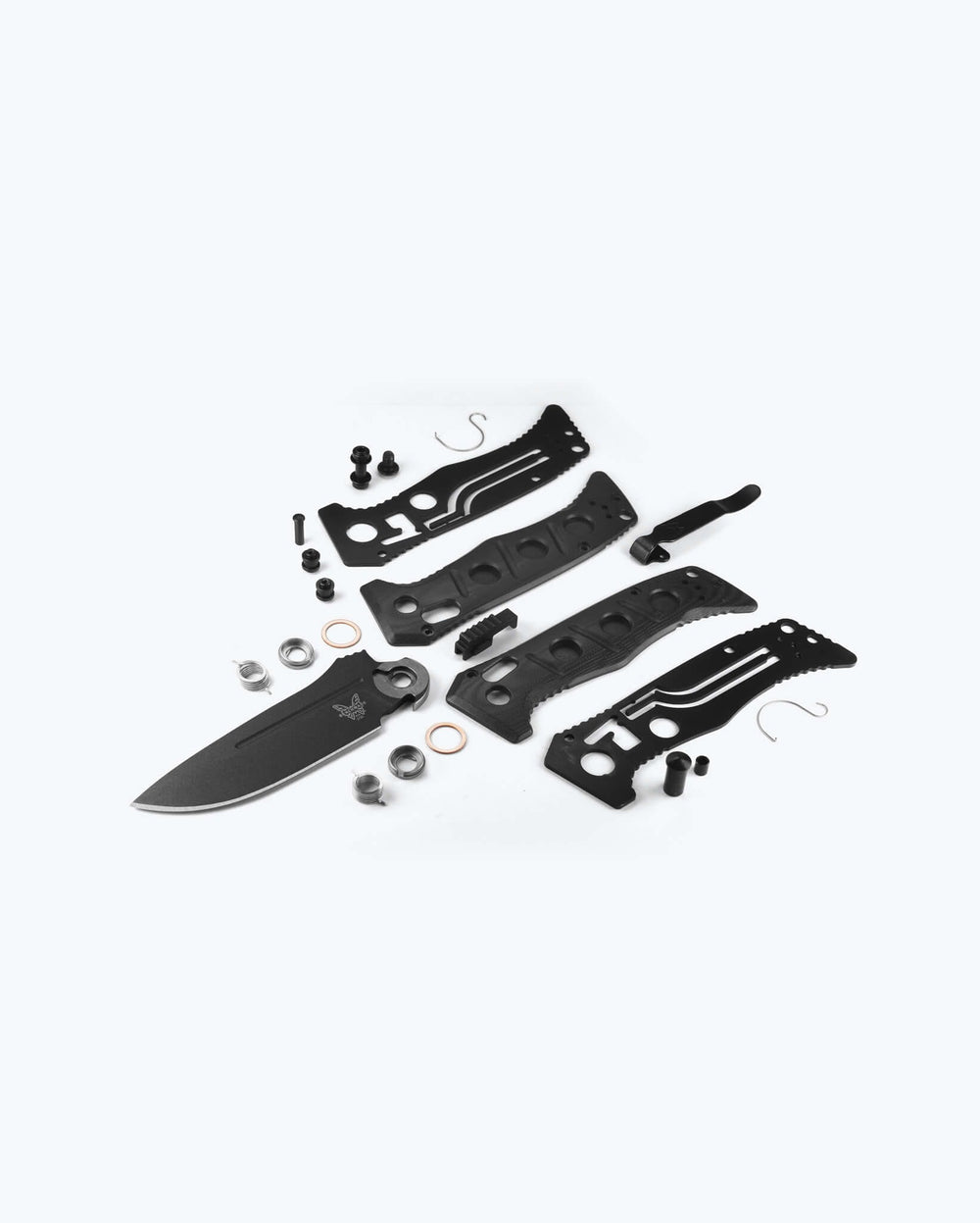 Eighth product image showing an exploded view of the knife