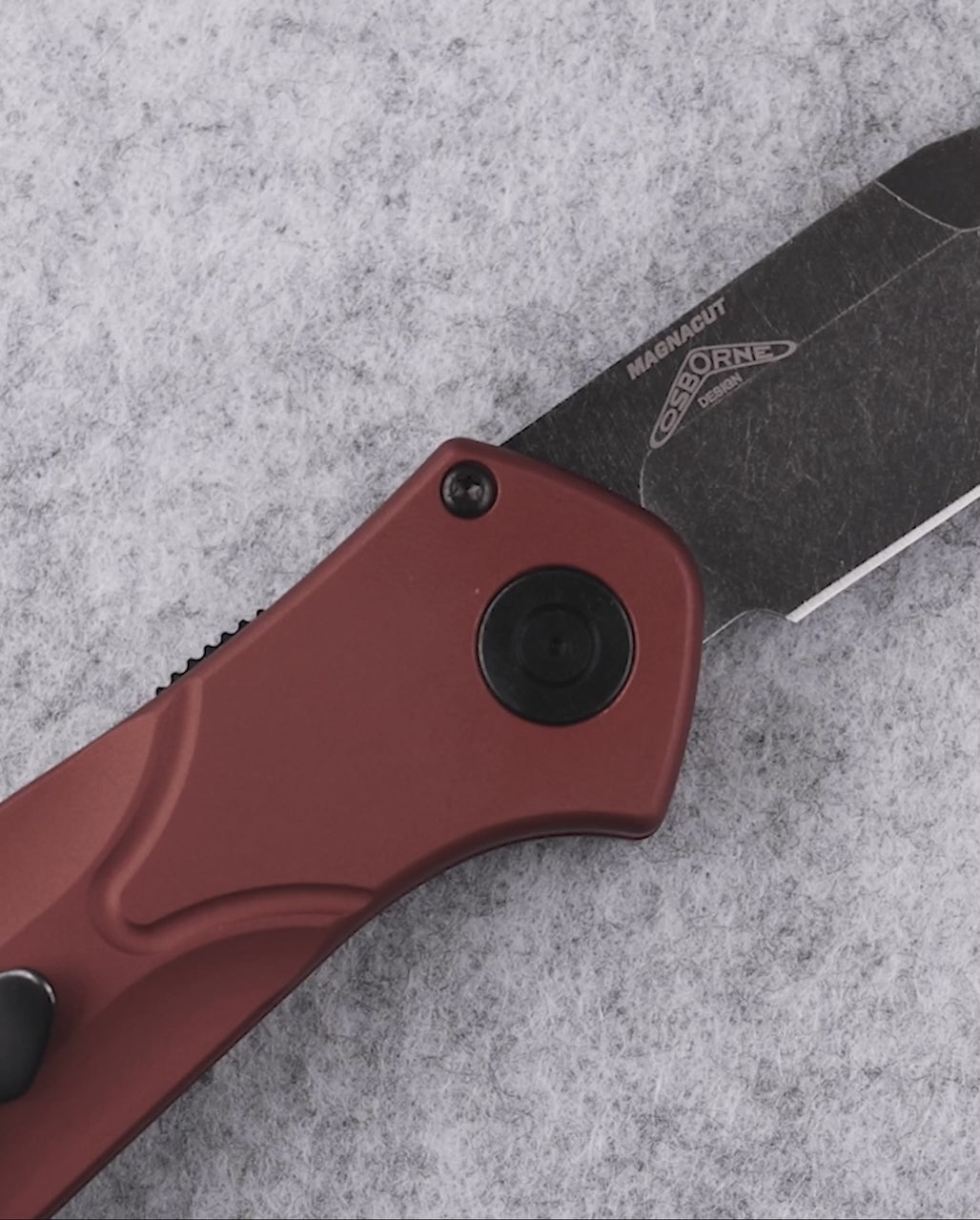 Product video showcasing knife features