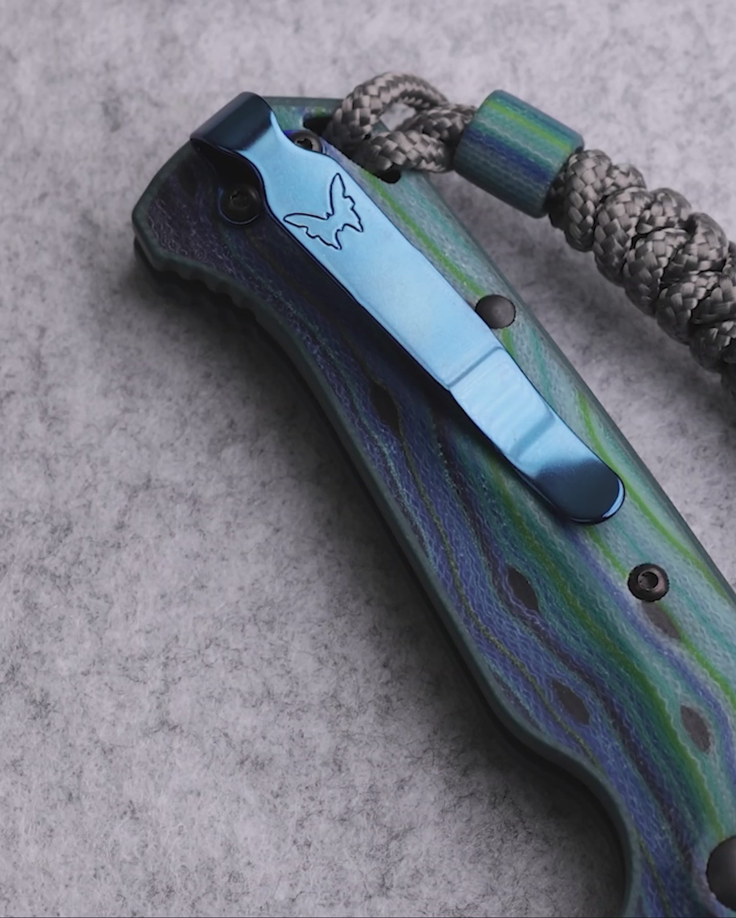 Product video showcasing knife features