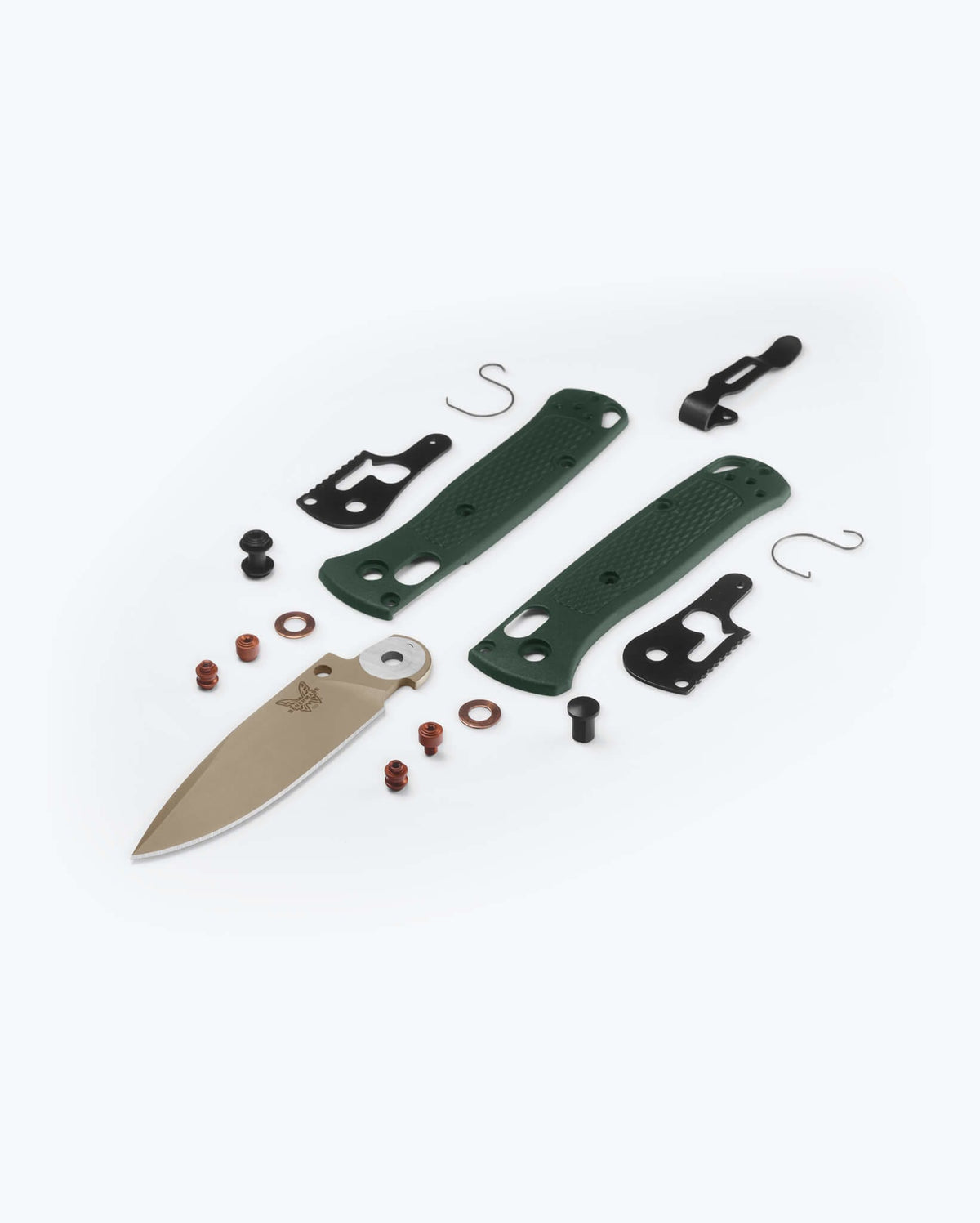 Eighth product image showing an exploded view of the knife