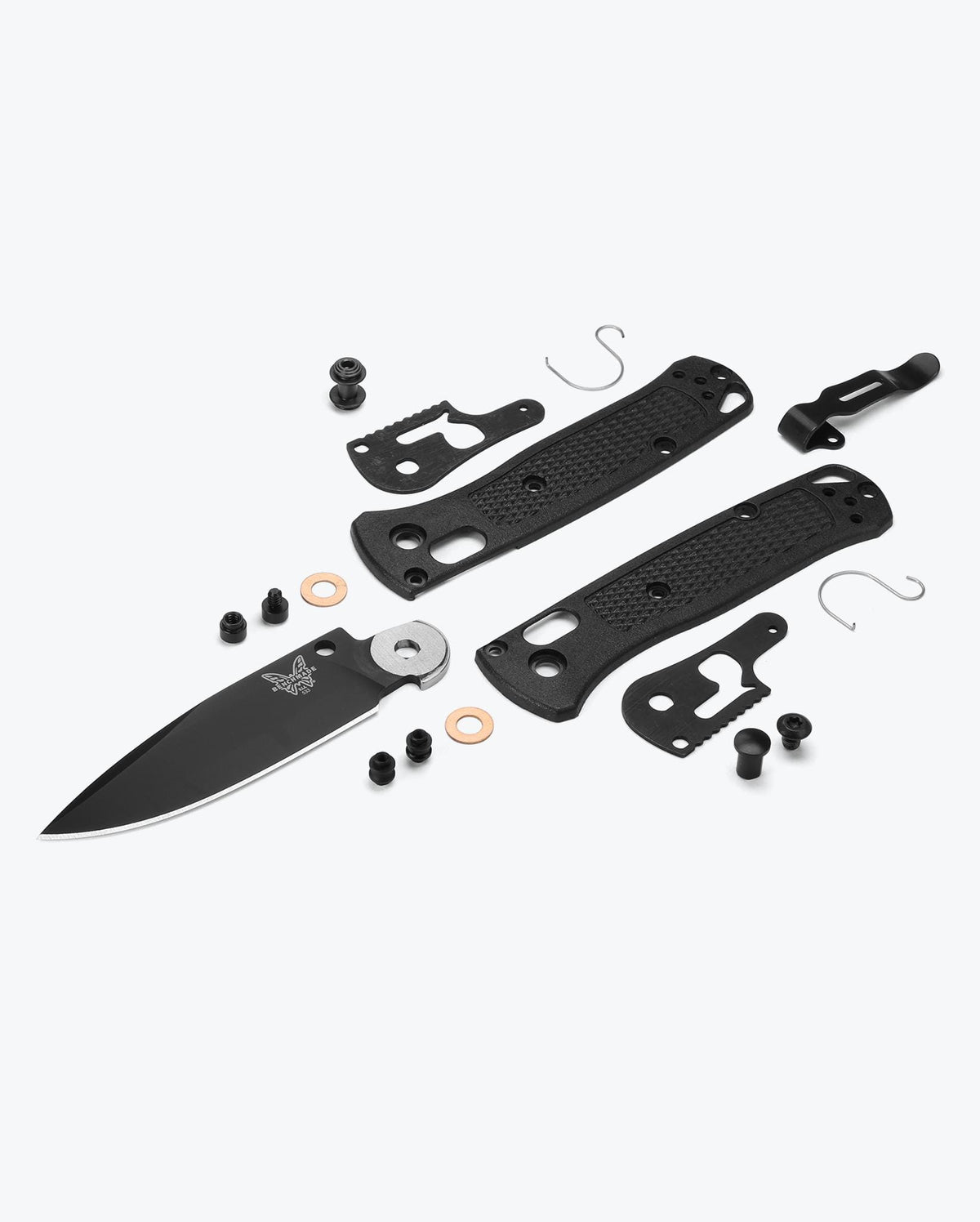 Eighth product image showing an exploded view of the knife