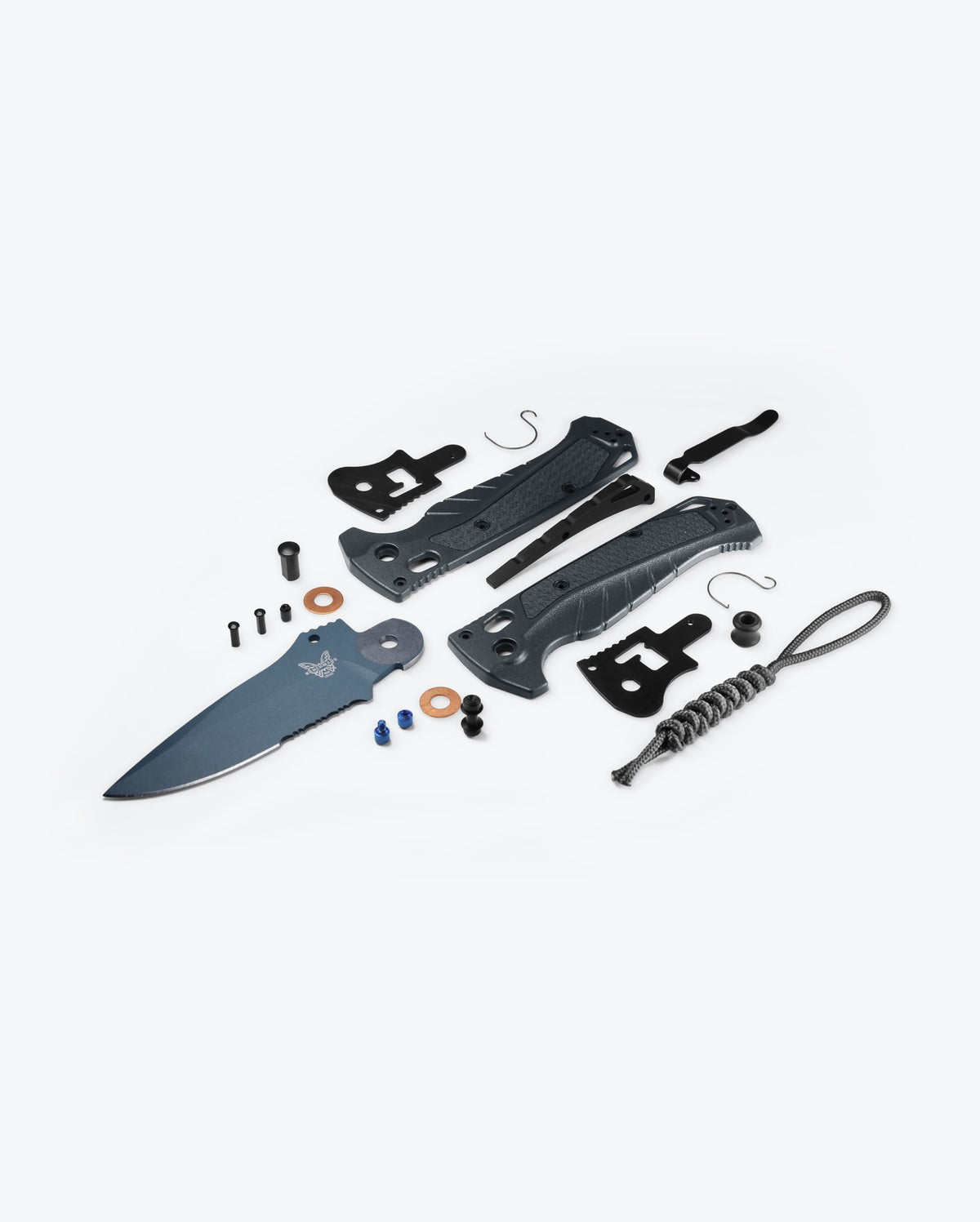 Eighth product image showing an exploded view of the knife