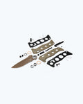 Eighth product image showing an exploded view of the knife