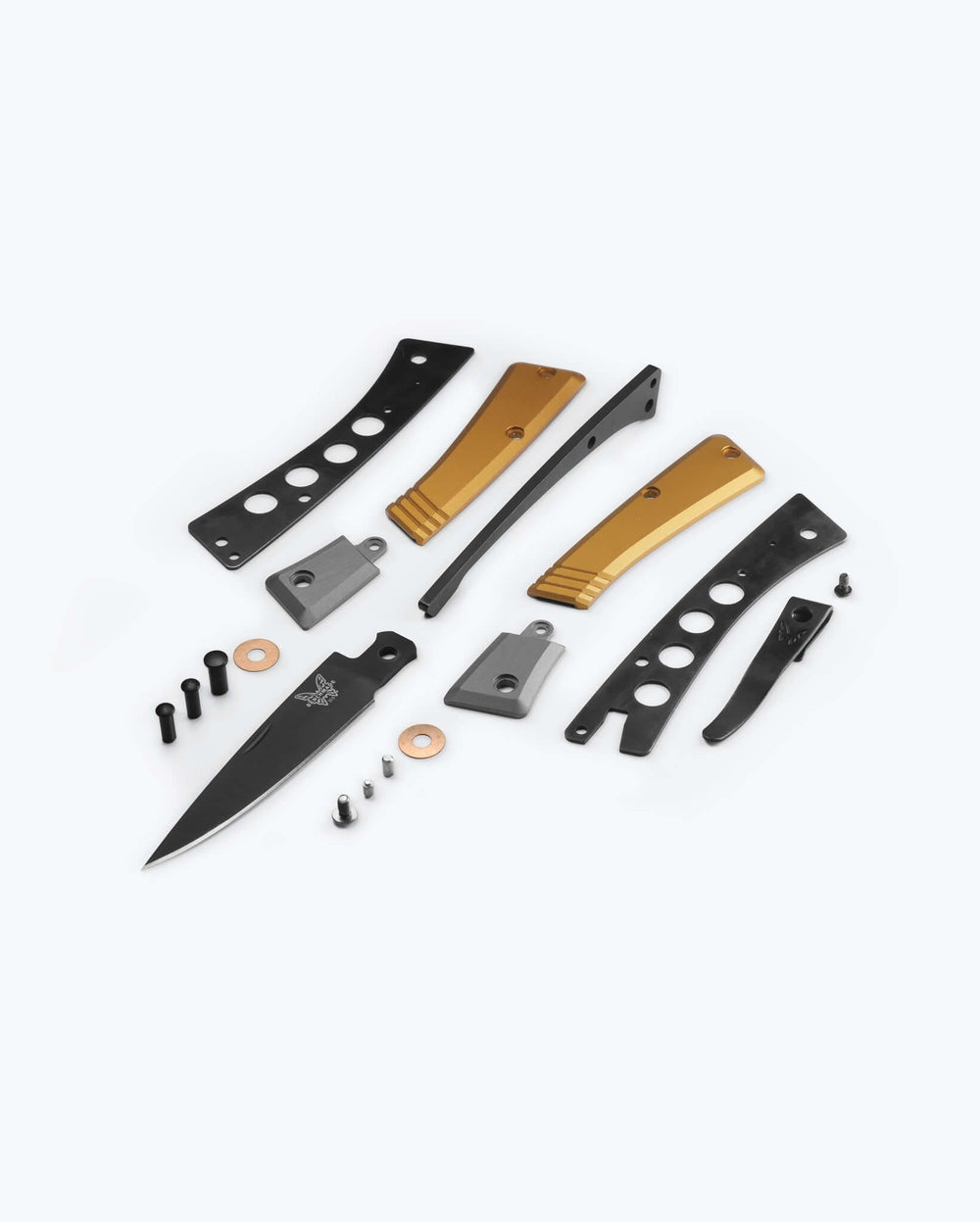 Eighth product image showing an exploded view of the knife