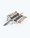Eighth product image showing an exploded view of the knife