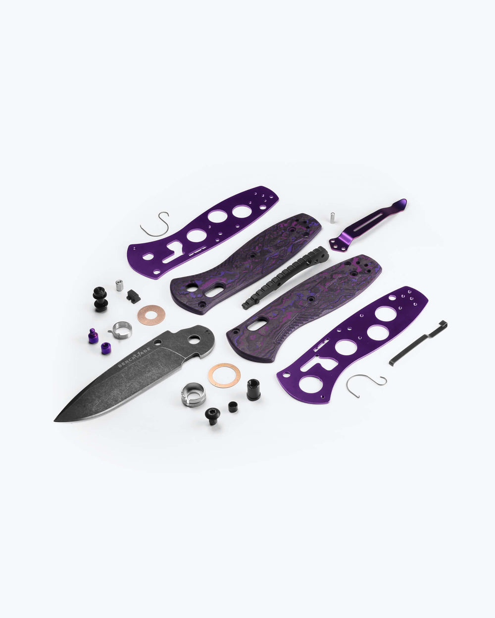 Eighth product image showing an exploded view of the knife